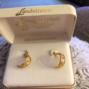 Landstroms Black Hills gold earrings